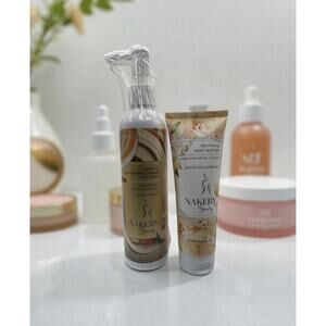 2 pc lot Nakery Beauty Set SkinToning Body Butter+Oil To Foam Cleanser